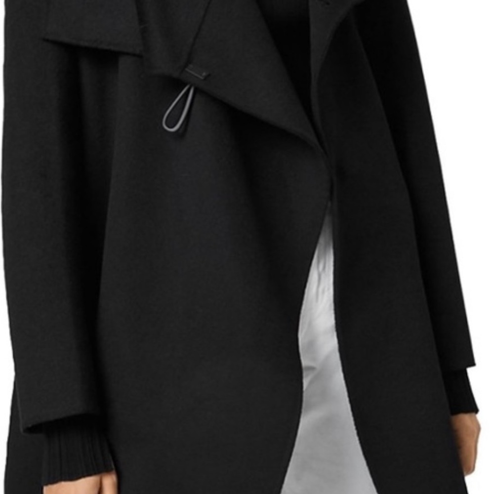 All Saints Women's Wool Coat - worn once, no flaws